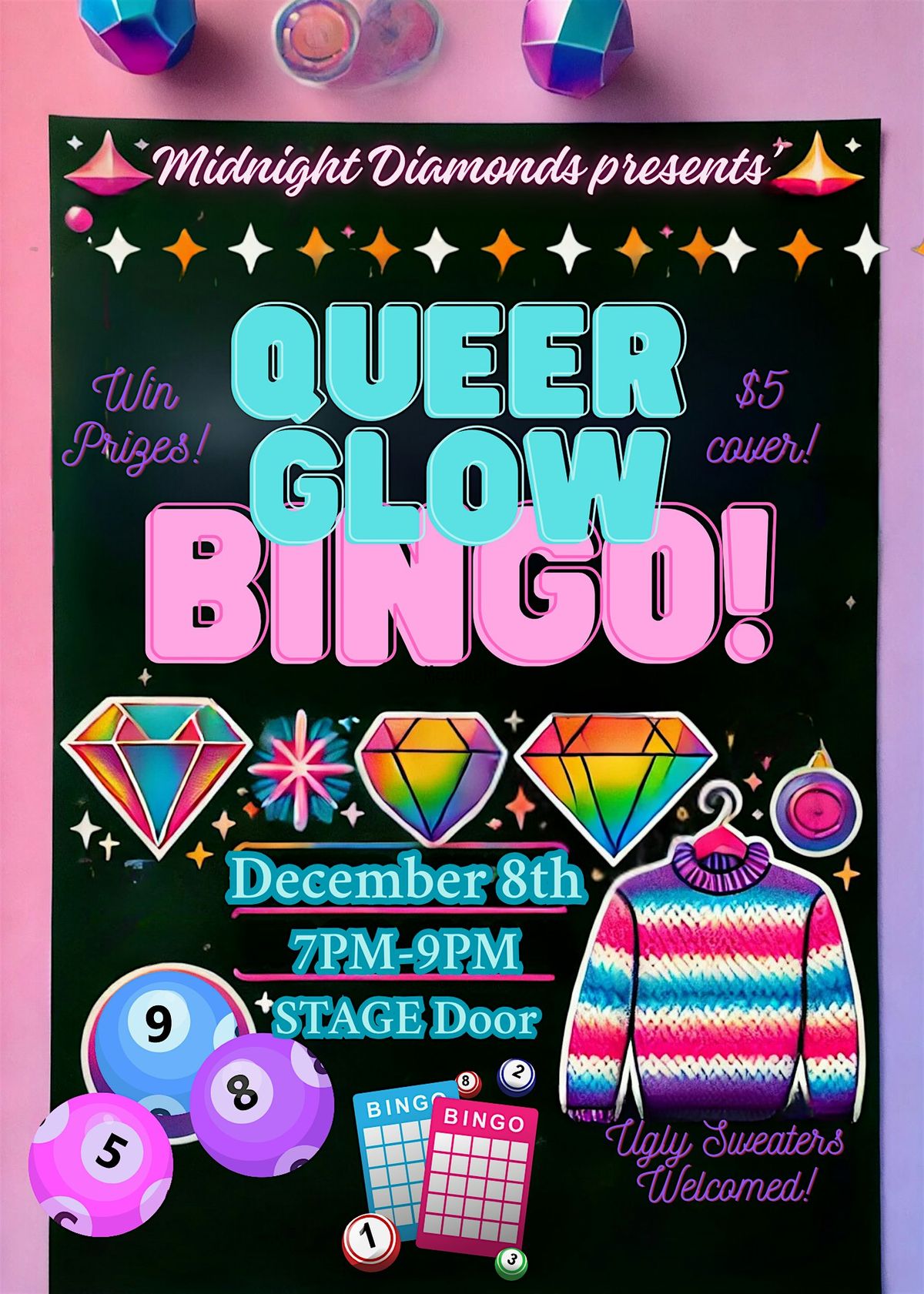 Queer Glow Bingo!