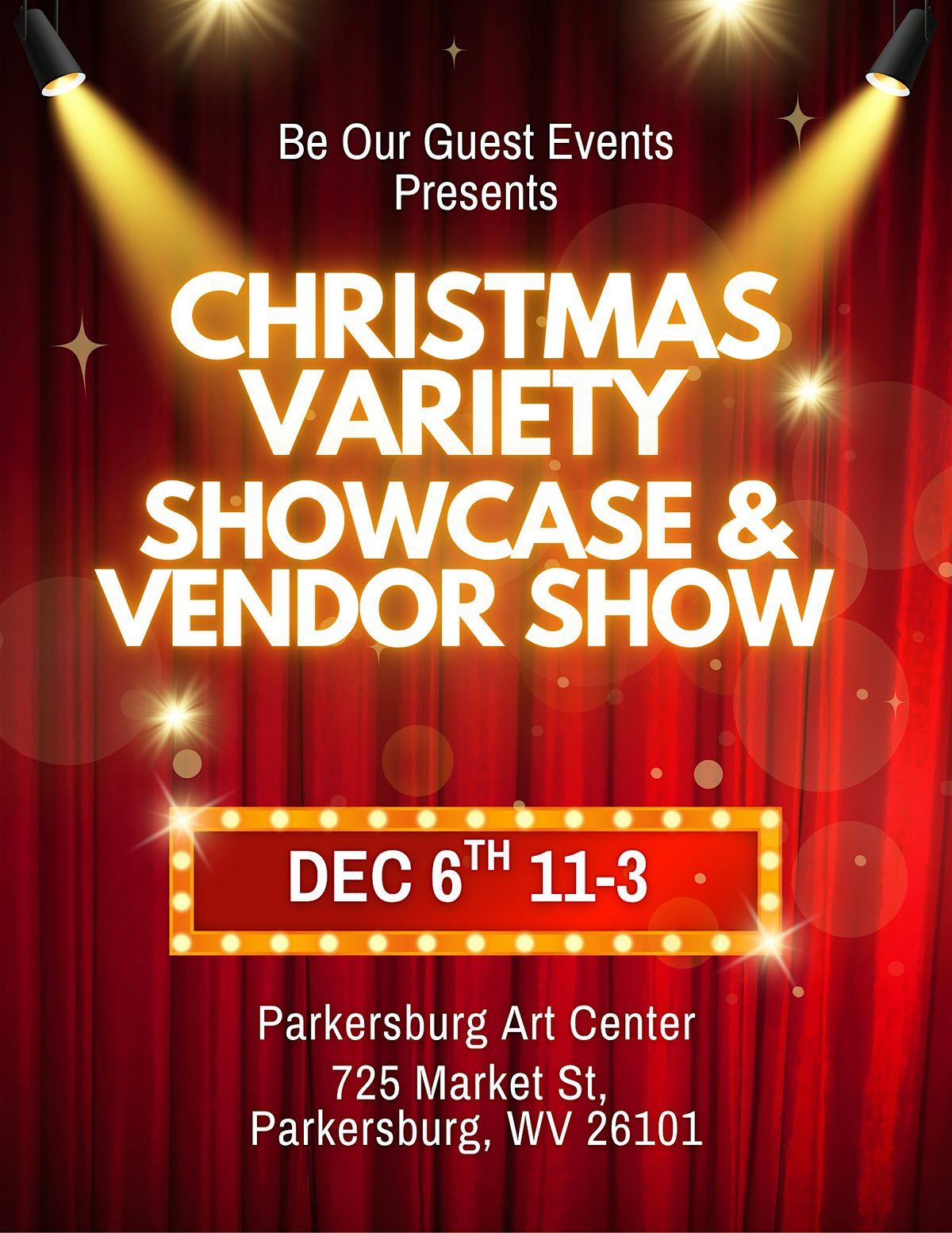 Christmas Variety Show and Vendor Show