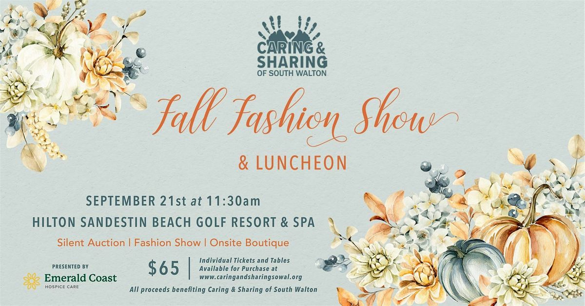 Caring & Sharing Fall  Fashion Show 2025