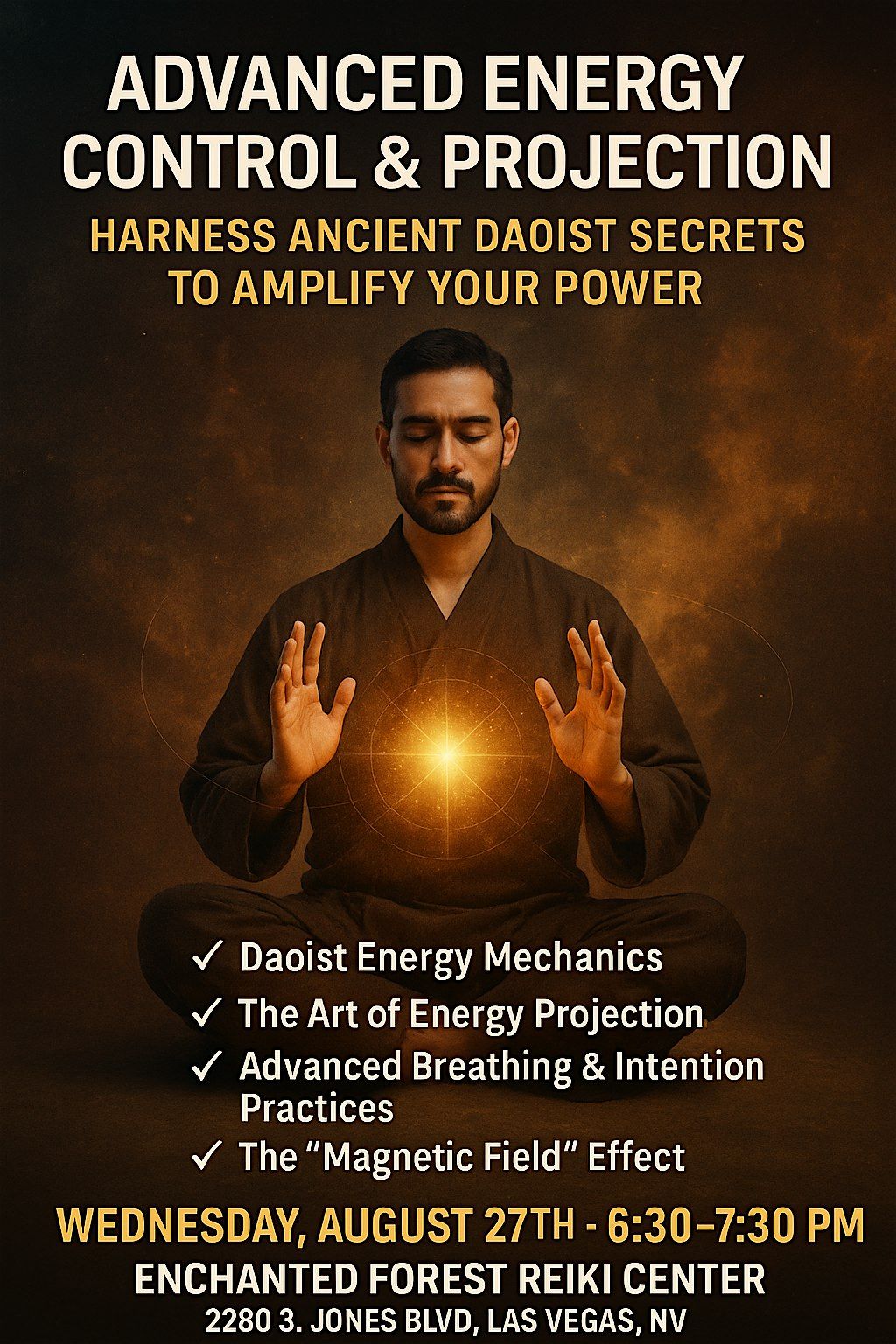 Advanced Energy Control & Projection Harness Ancient Daoist Secrets to Amp
