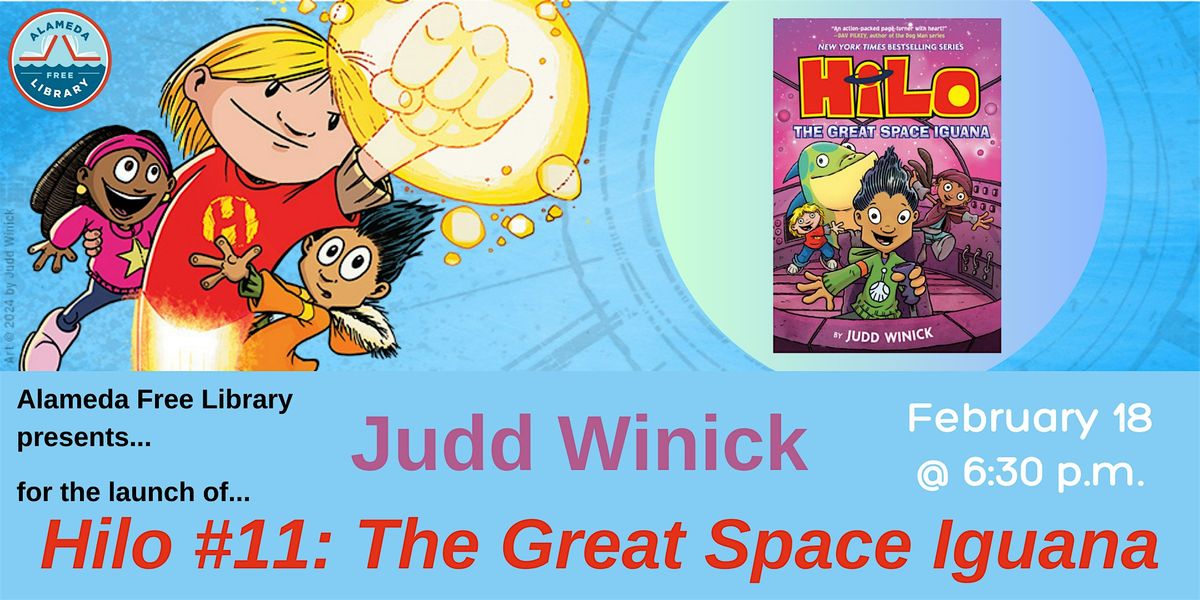 Judd Winick's HILO #11: THE GREAT SPACE IGUANA author visit and signing