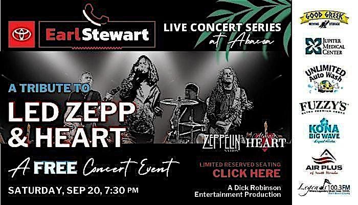 Zeppelin Nation & Almost Heart - Tributes to Led Zeppelin & Heart @ Abacoa