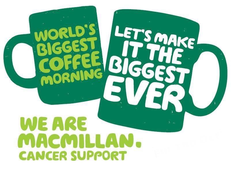 MACMILLAN CANCER SUPPORT COFFEE MORNING