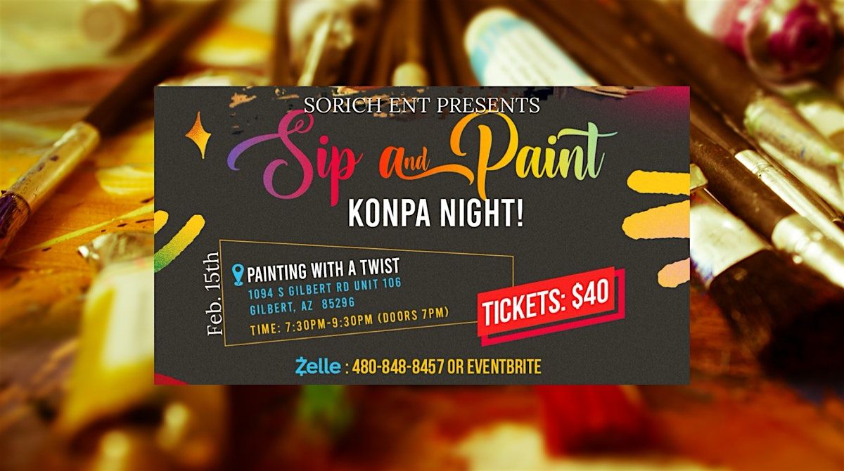 Sip & Paint Konpa Night