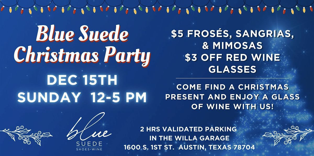 Blue Suede Christmas Party