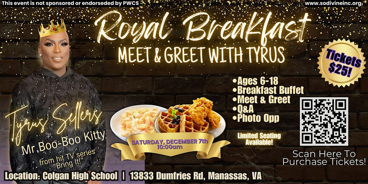 Royal Breakfast: Meet & Greet w\/Mr. Boo-Boo Kitty