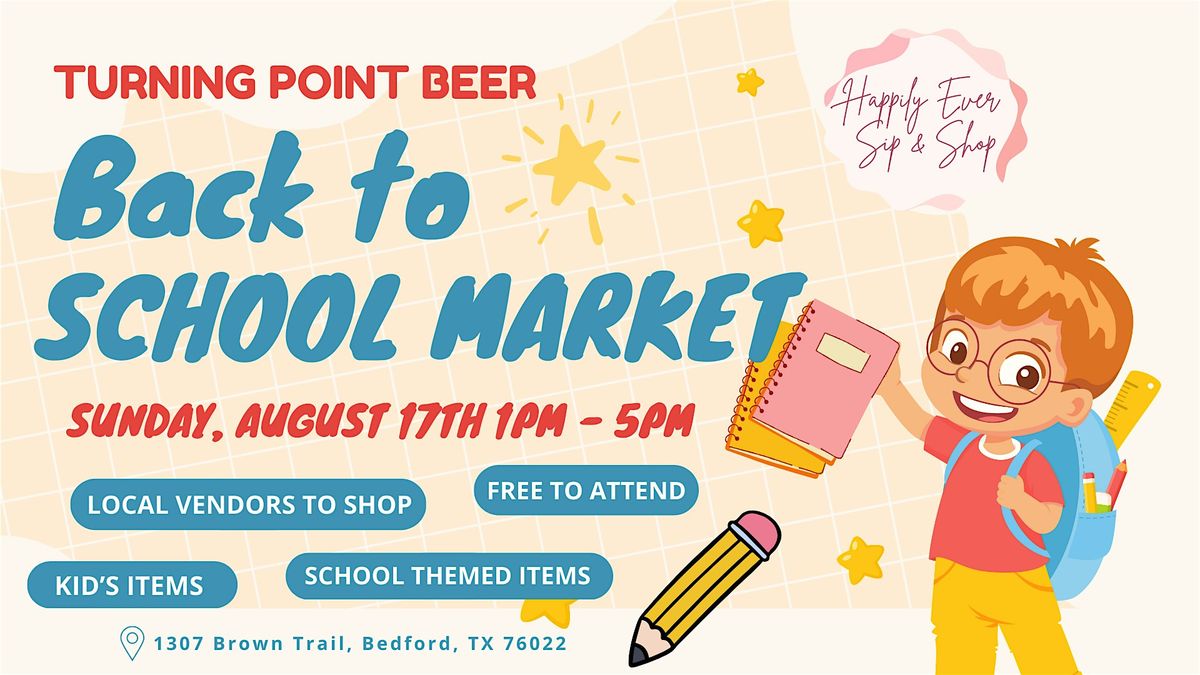Bedford Back to School Vendor Market