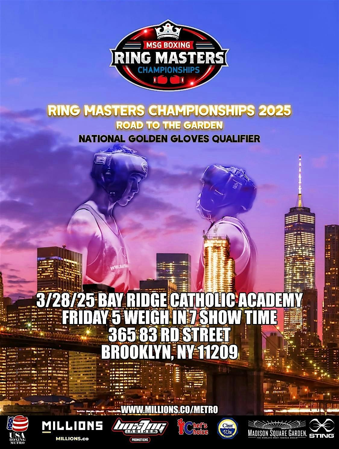 RING MASTERS CHAMPIONSHIPS 2025 ROAD TO THE GARDEN