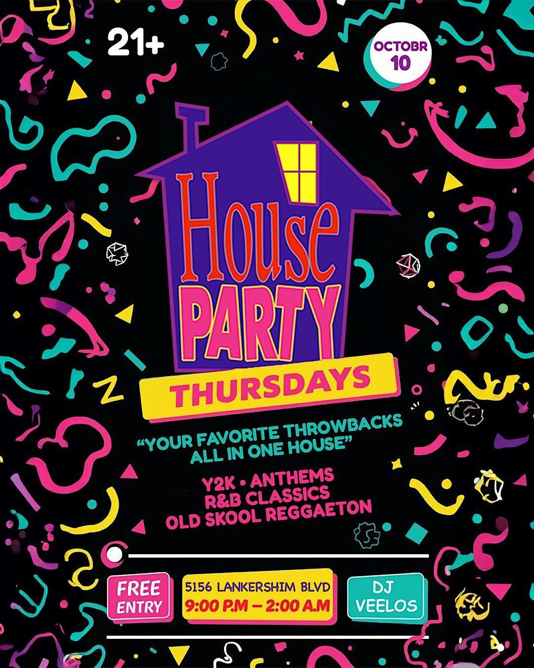 House Party Thursdays \u2013 90s & 2000s Throwback Night in NoHo