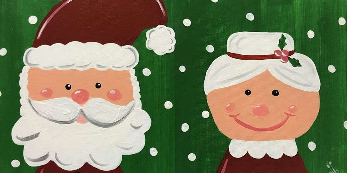 Santa and Mrs. Claus - Paint and Sip by Classpop!\u2122