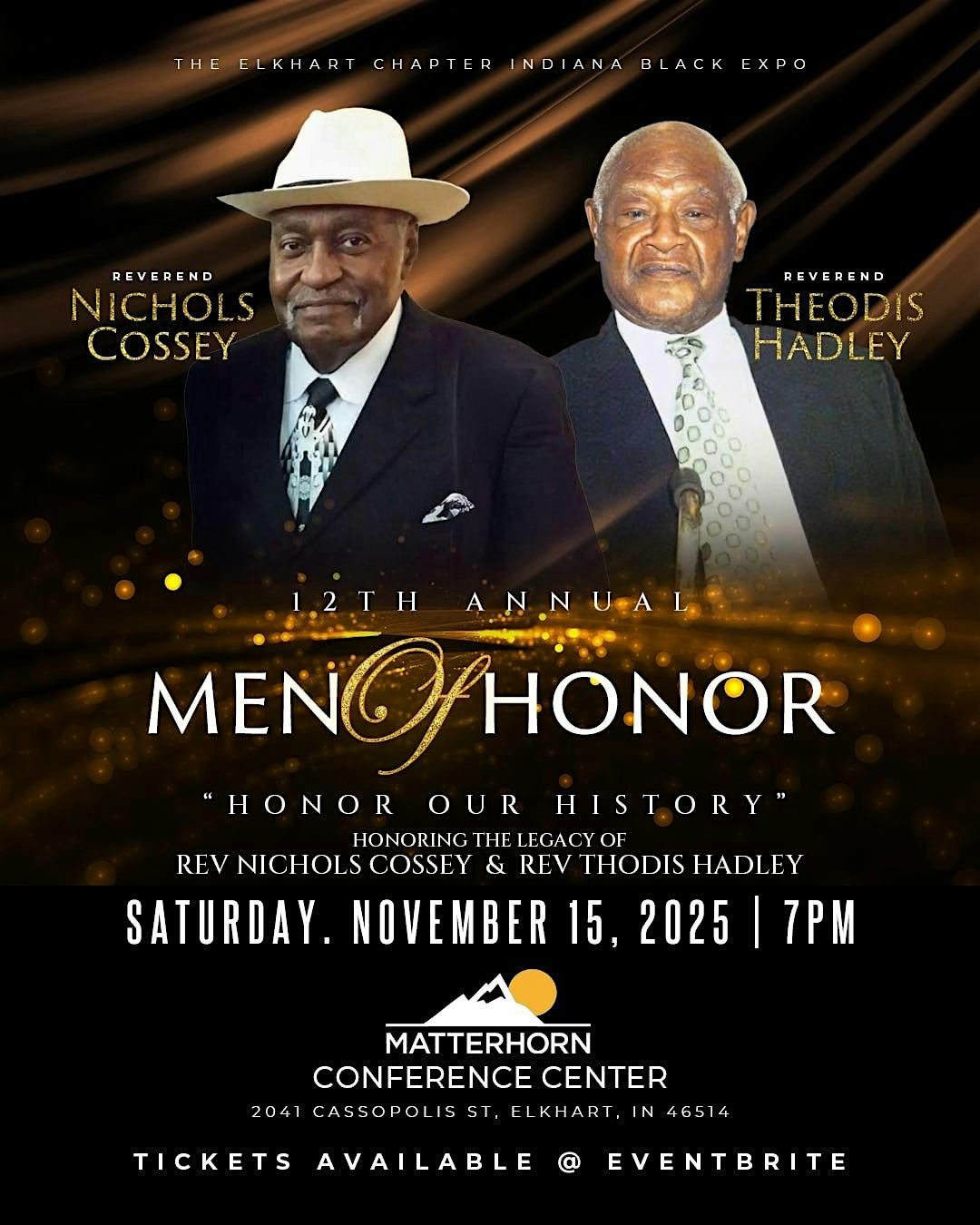 Elkhart Chapter of Indiana Black  Expo Men  of Honor (Honoring History)