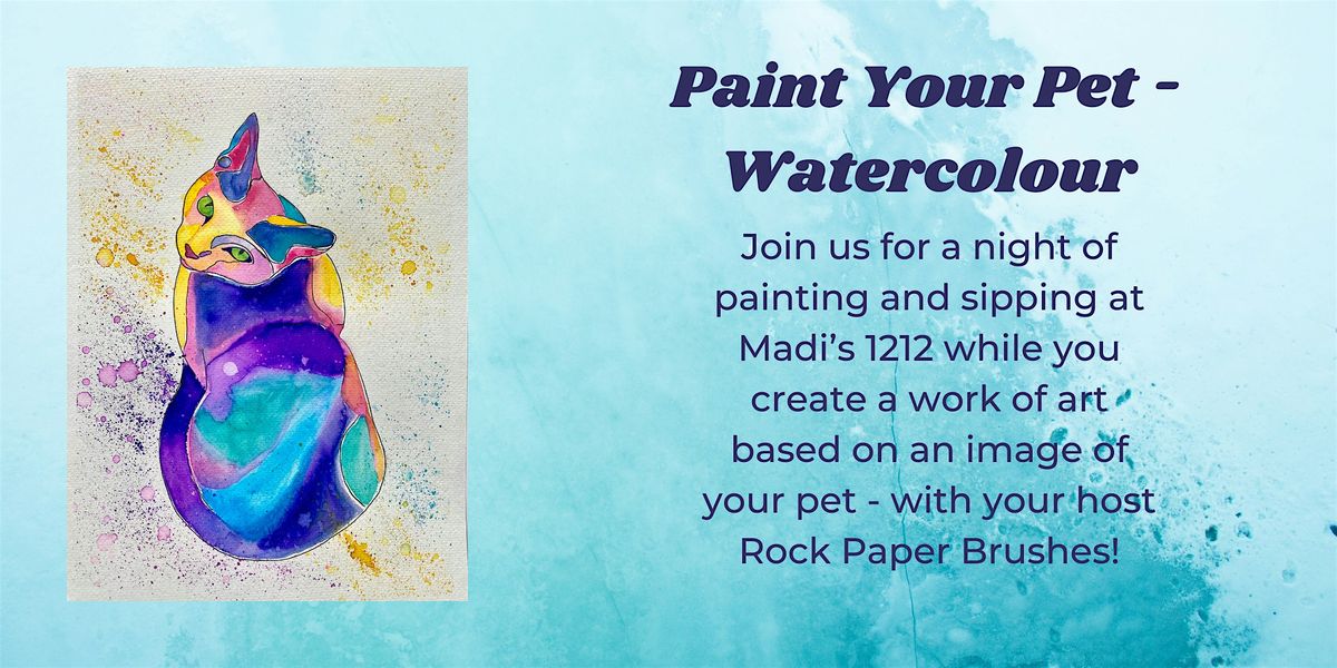 Paint Your Pet - Watercolour