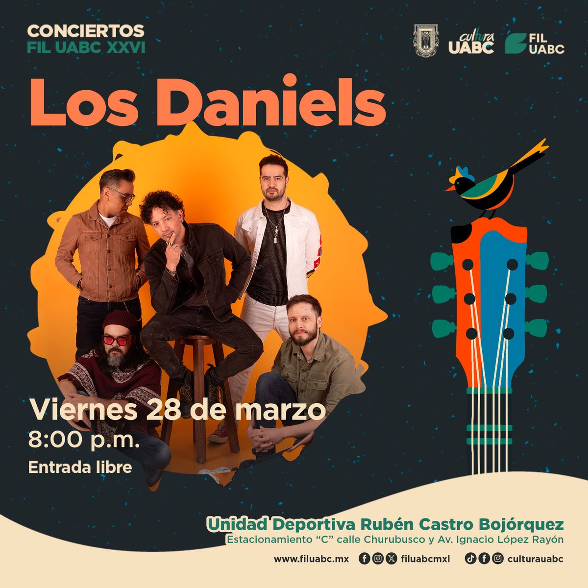 Los Daniels | Conciertos FIL UABC 2025