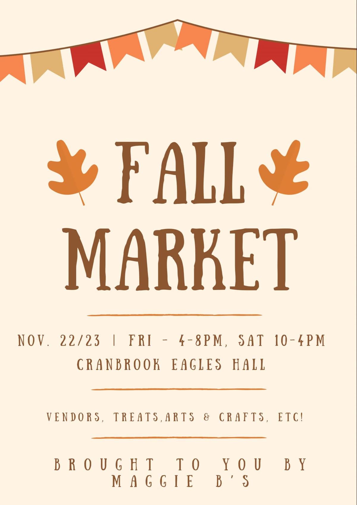 Fall Vendor Market