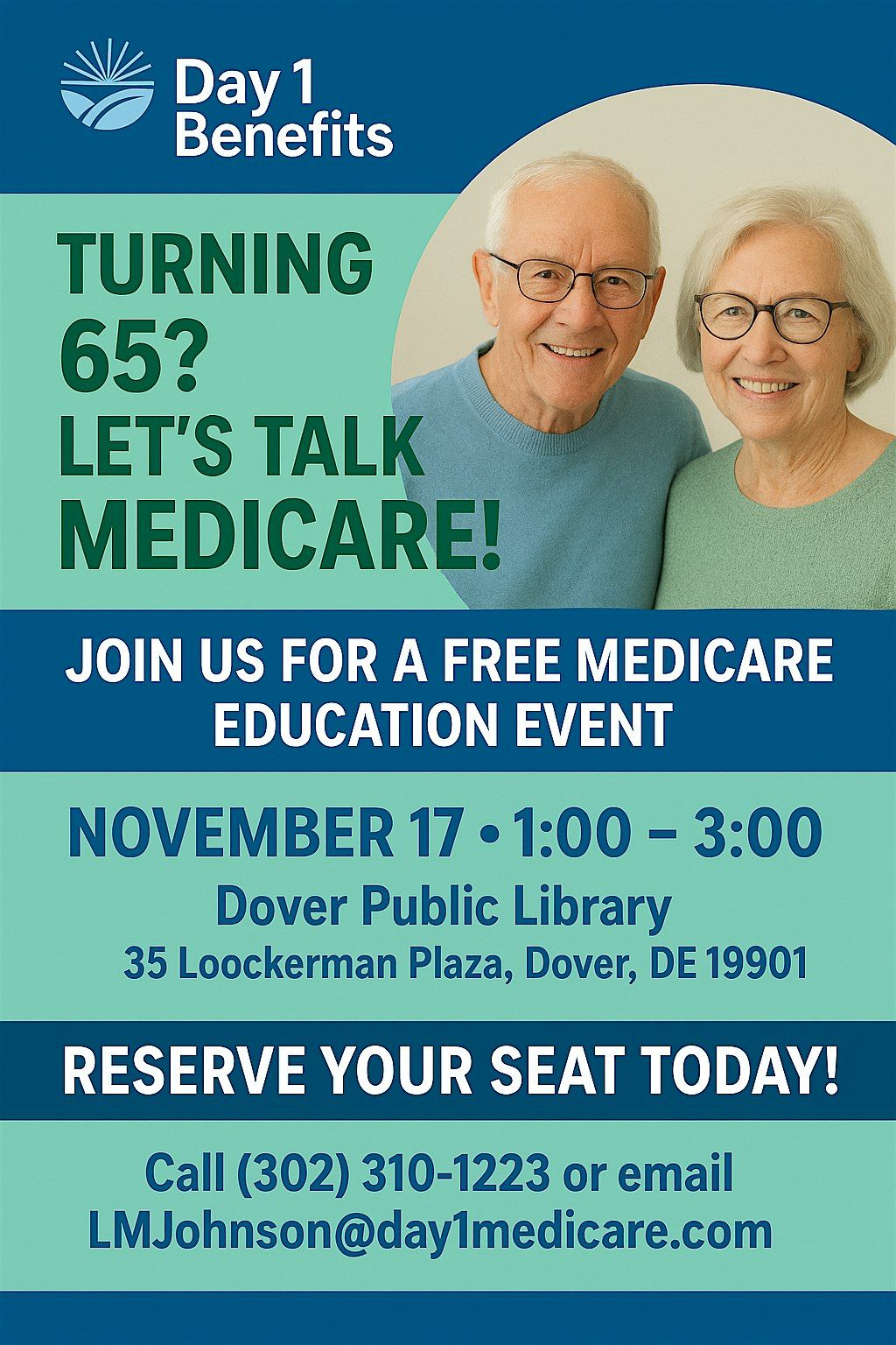 Turning 65?  Let's Talk Medicare!