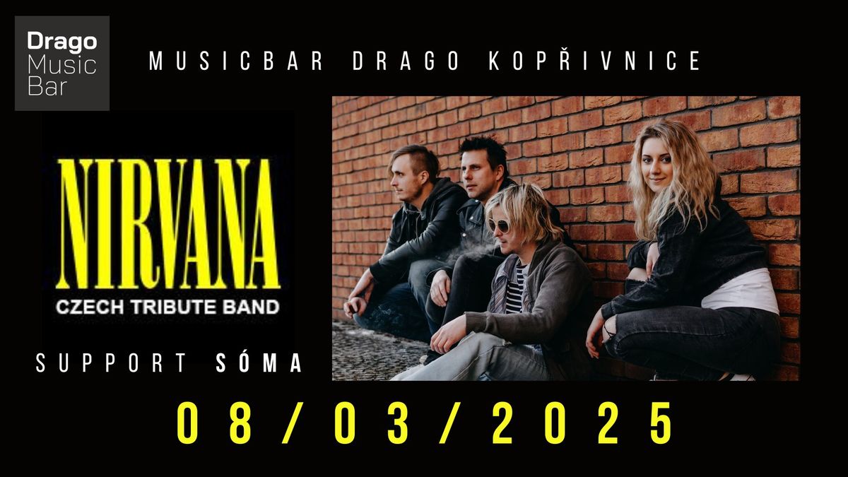 NIRVANA TRIBUTE CZECH - In The Name Of Cobain \/ MusicBar Drago Kop\u0159ivnice