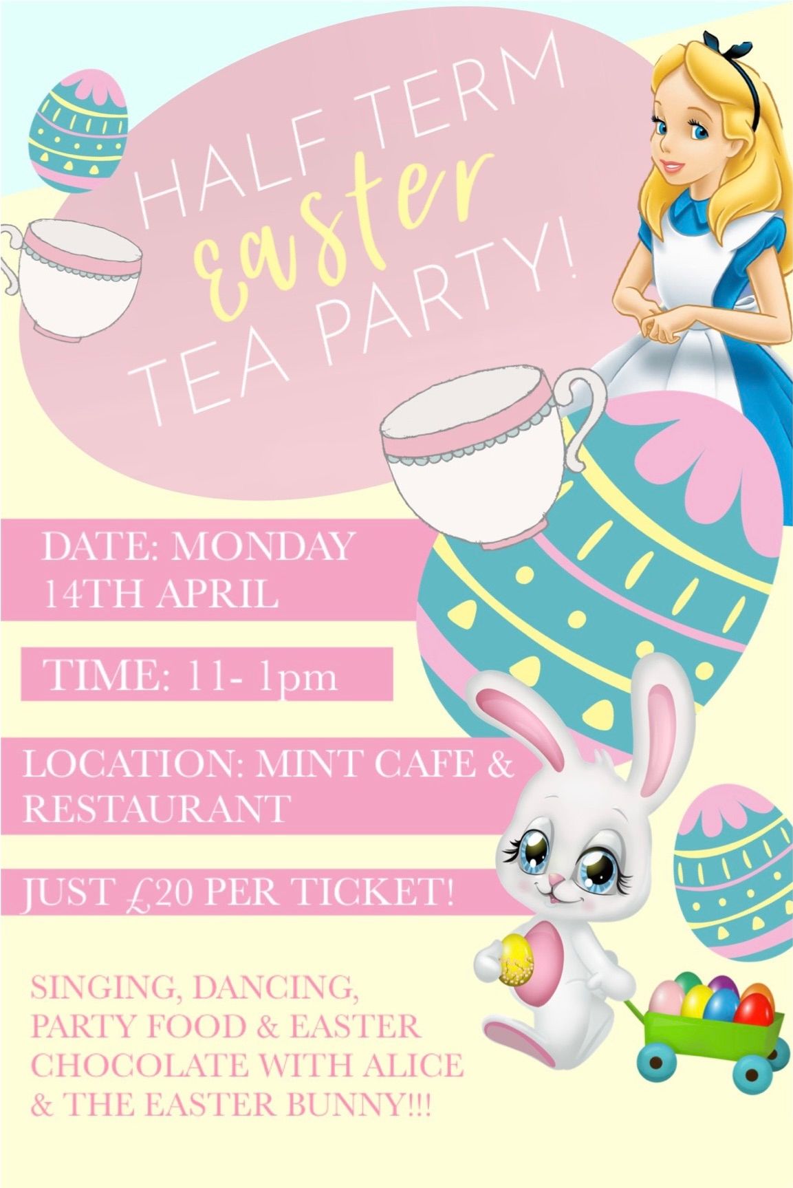 Easter Tea Party with Alice and the Easter Bunny