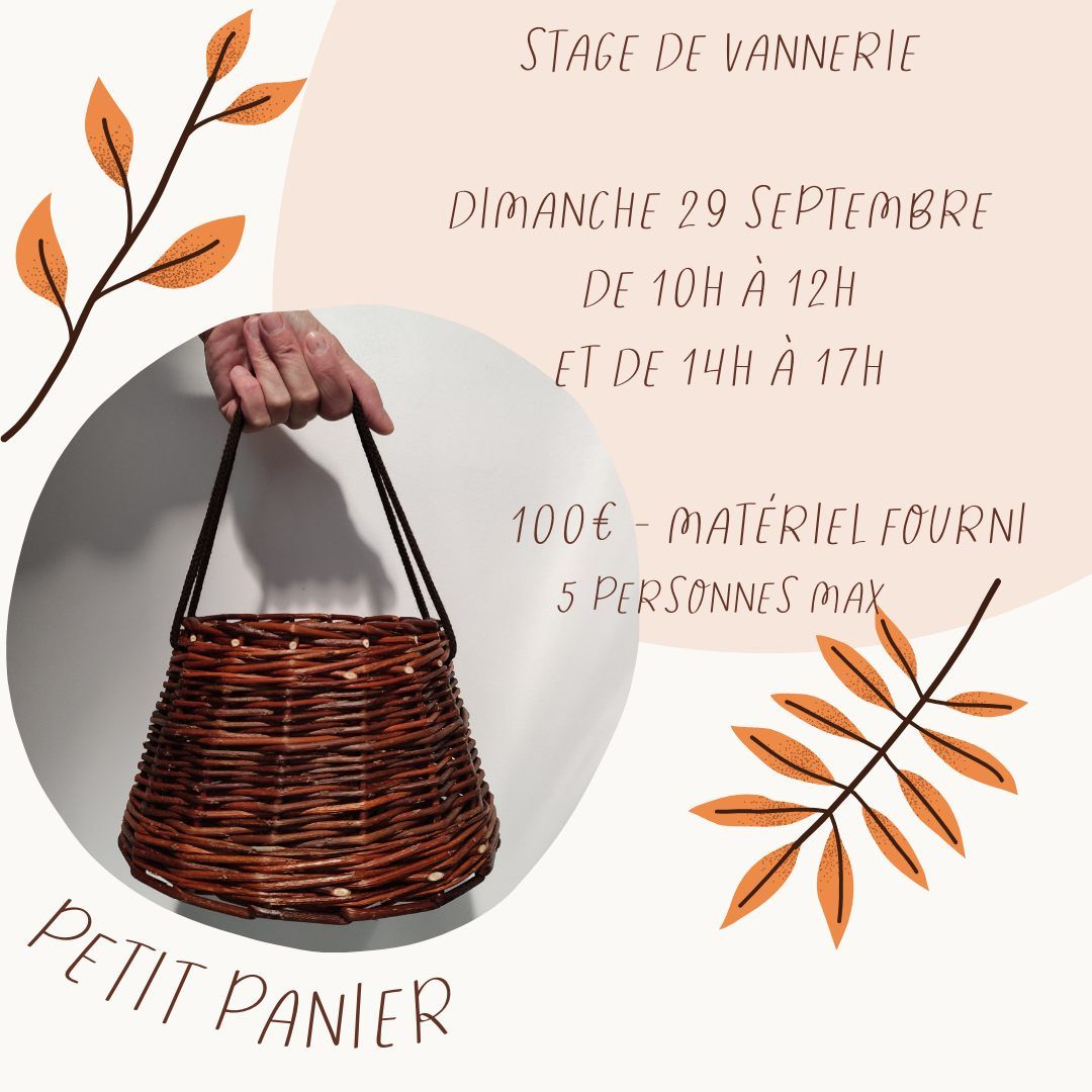 Stage de Vannerie\/Petit Panier