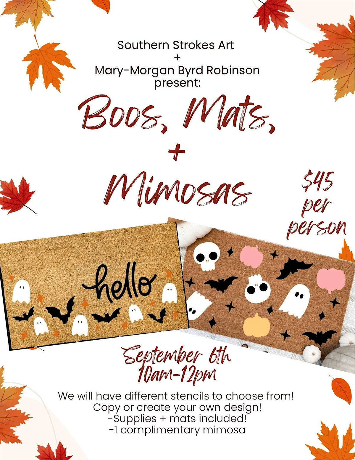 Boos, Mats, & Mimosas