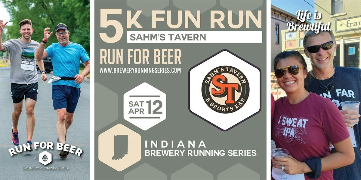 5k Beer Run x Sahm\u2019s Tavern | 2025 Indiana Brewery Running Series