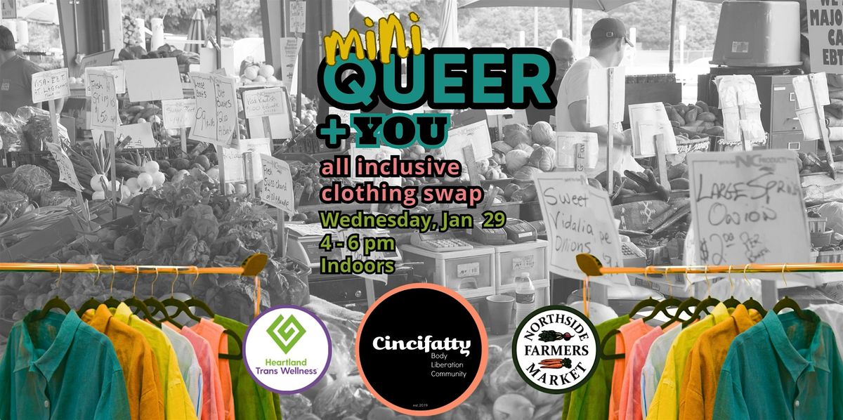 mini Queer+You ALL Size, ALL Gender WINTER Clothing Swap!