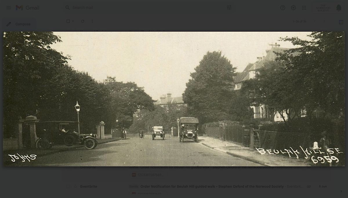 The lost Treasures of Beulah Hill, Upper Norwood - by Stephen Oxford