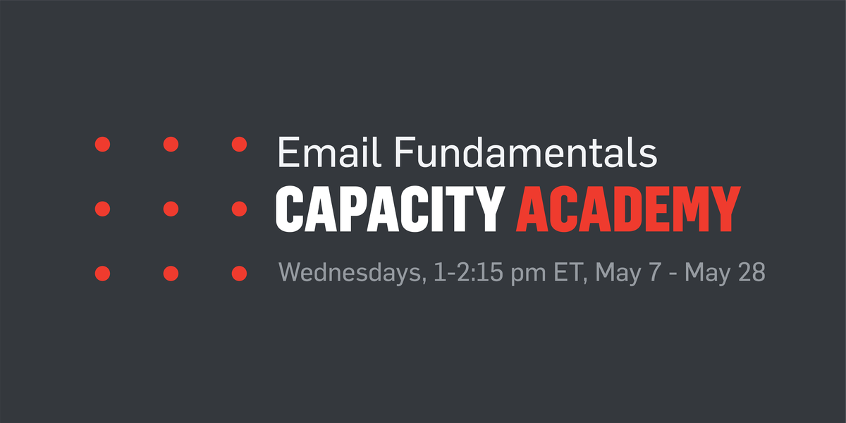 Capacity Academy: Email Fundamentals