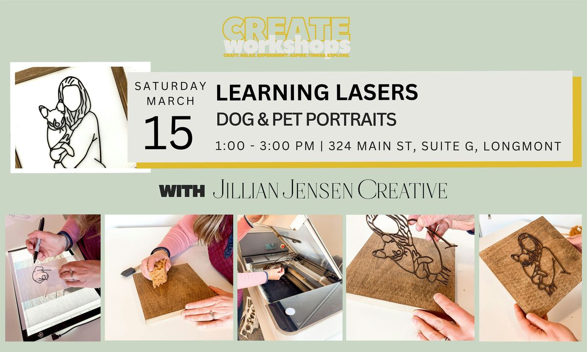 LEARNING LASERS: Dog & Pet Portraits