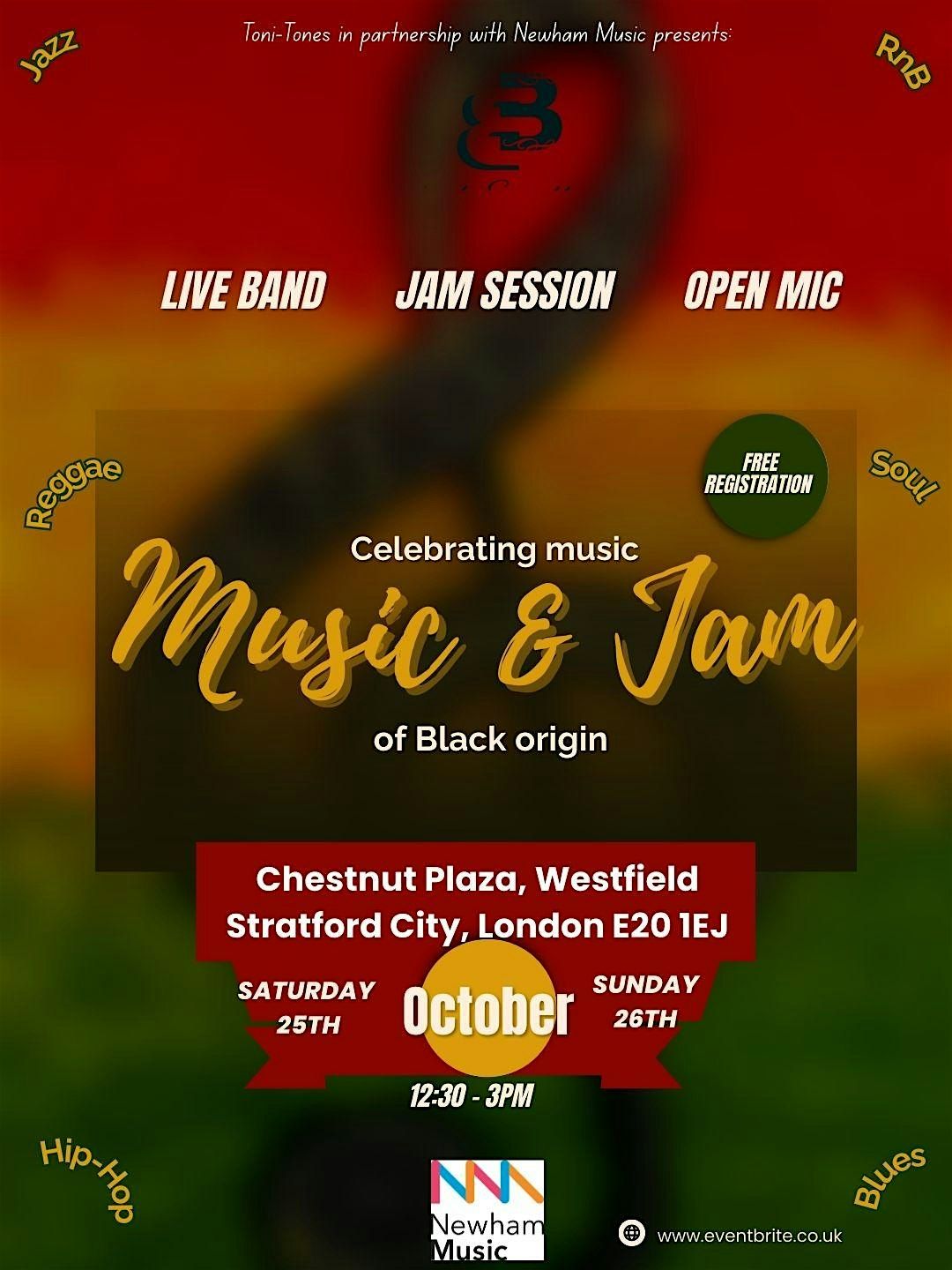 Music & Jam - Celebrating Music of Black Origin