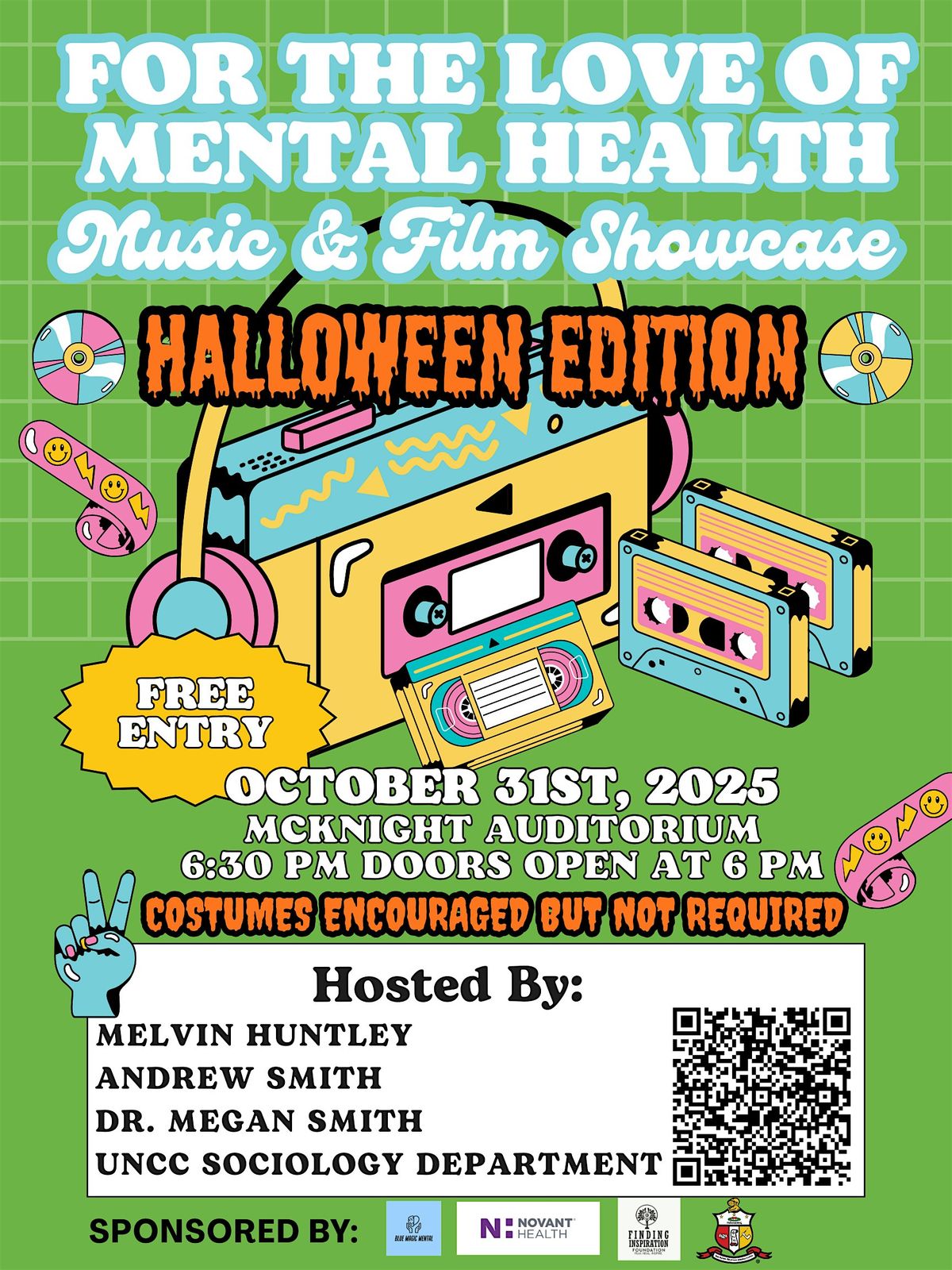 For The Love Of Mental Health  Music & Film Showcase