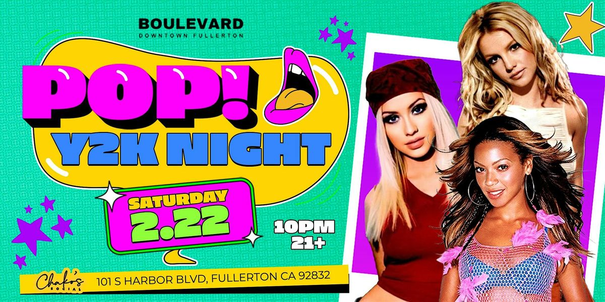 POP NIGHT! 2000s MUSIC ALL NIGHT LONG IN ORANGE COUNTY