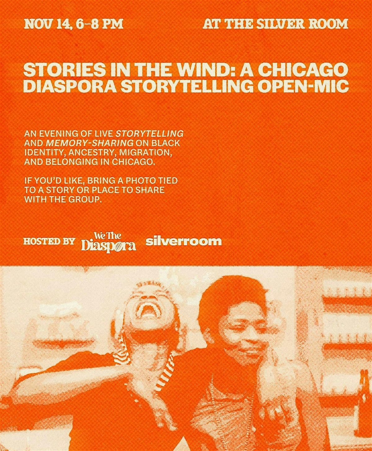 Stories in the Wind: A Chicago Diaspora Storytelling Open-Mic