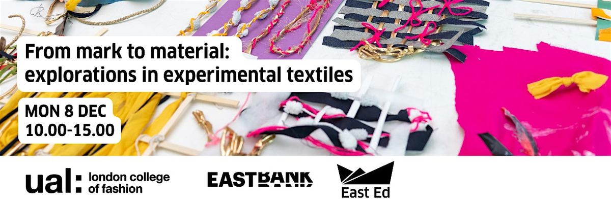 From mark to material: explorations in experimental textiles
