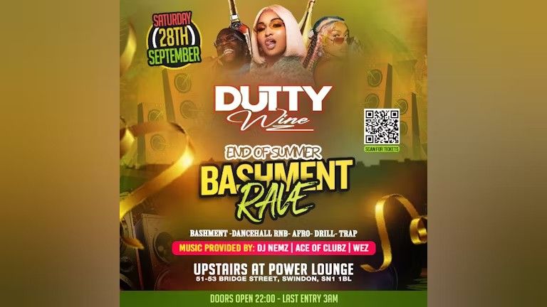 END OF SUMMER BASHMENT RAVE