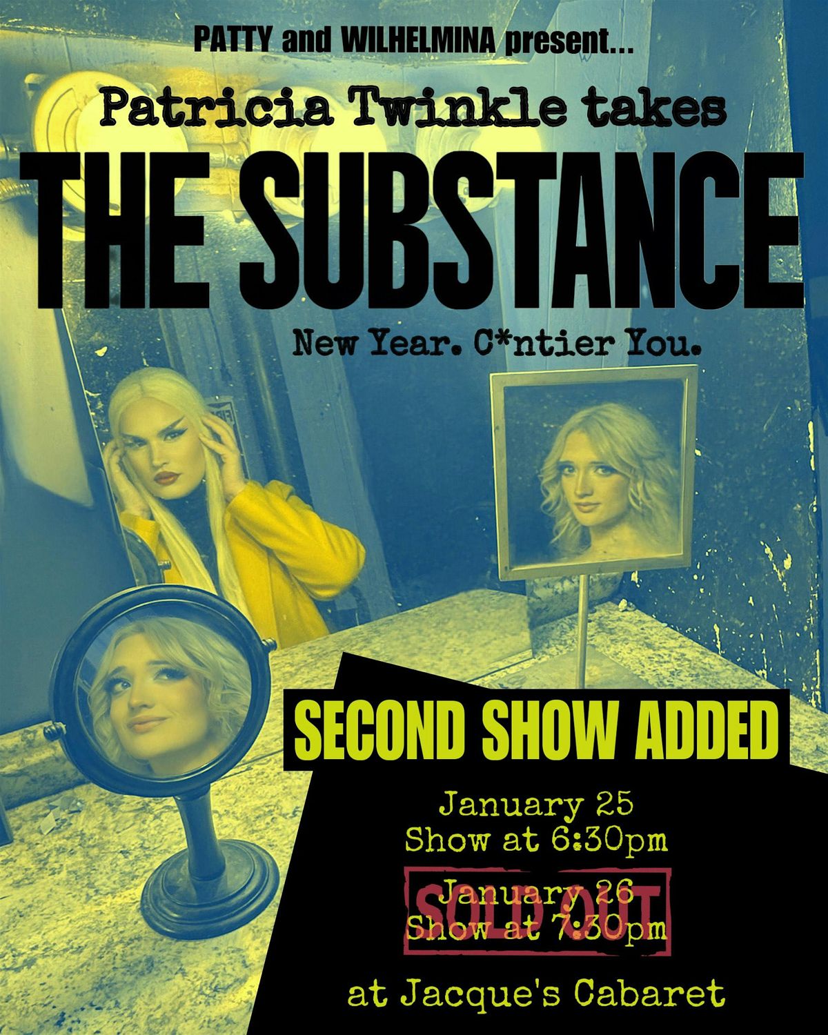 Patricia Twinkle Takes The Substance (SECOND SHOW ADDED)