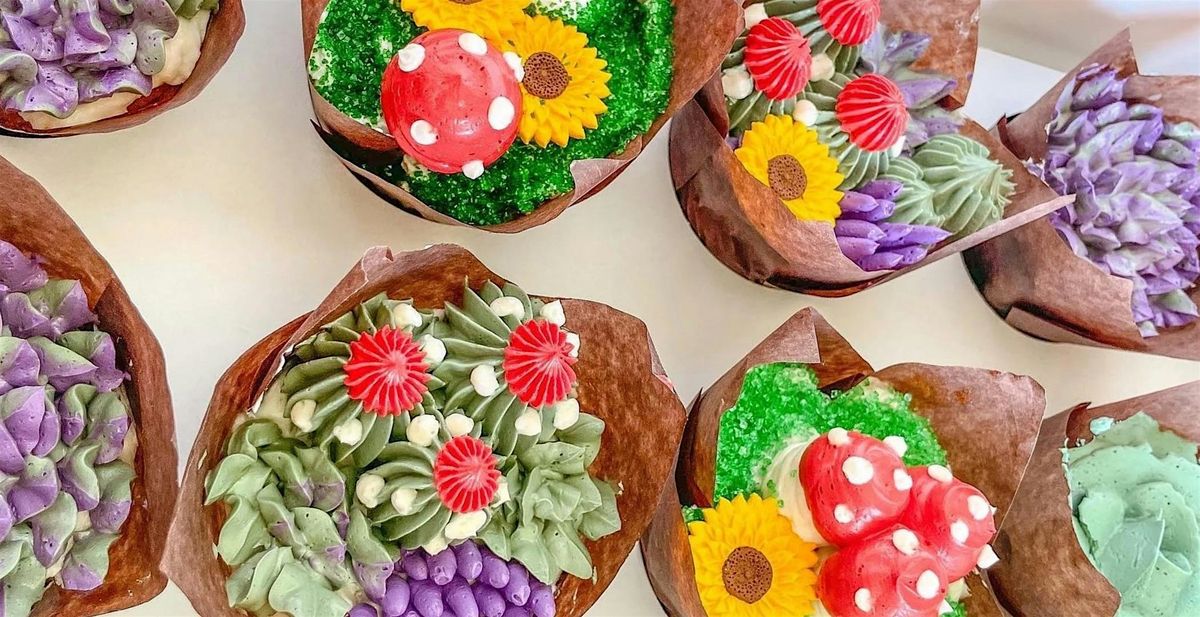 Houston Cupcake Decorating Class | Cottage Core Cupcakes