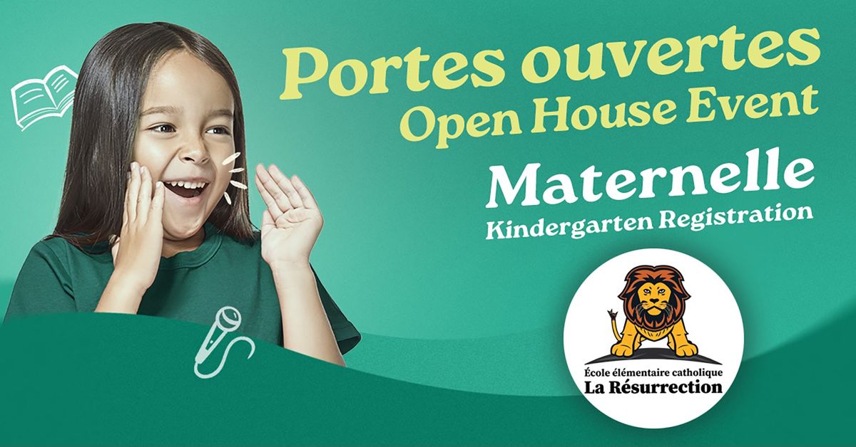 Portes ouvertes pour l'inscription \u00e0 la maternelle 2025-2026