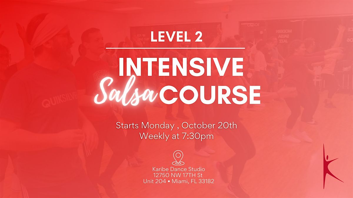 Salsa (Level 2) Intensive Course - 4 Weeks