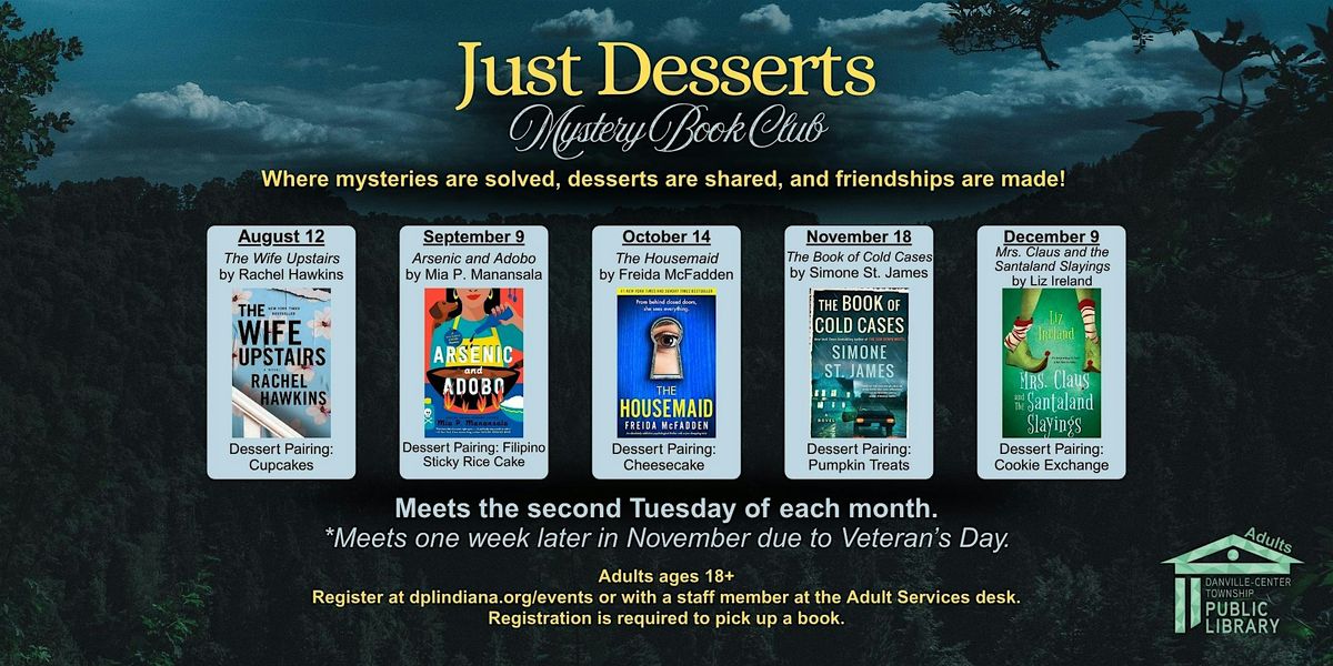 Just Desserts Mystery Book Club
