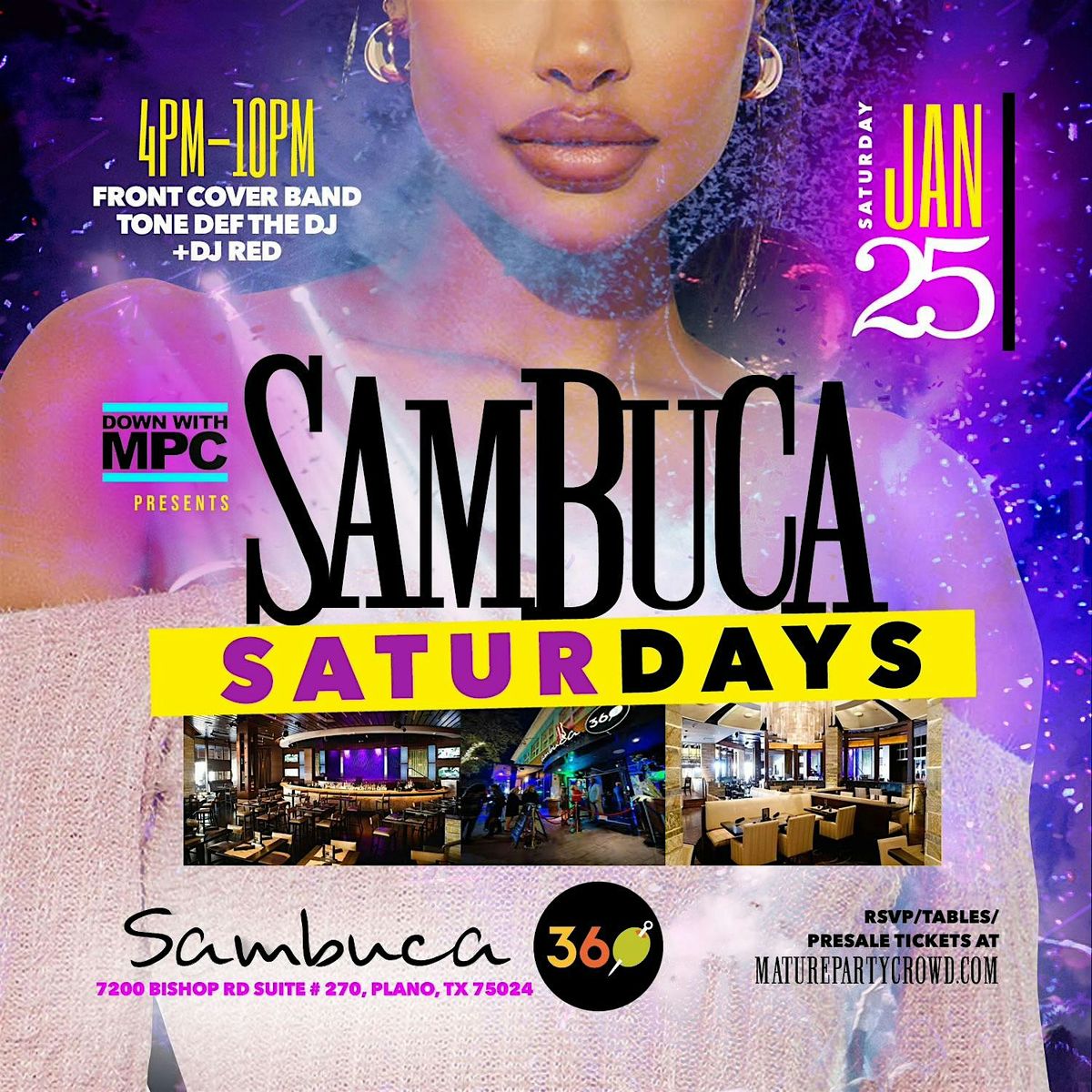 NEO SOUL "SATURDAYS" @ SAMBUCA 360