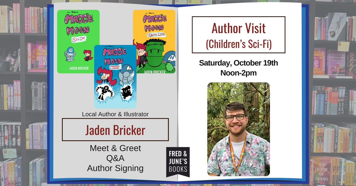 Popup Author Visit: Jaden Bricker