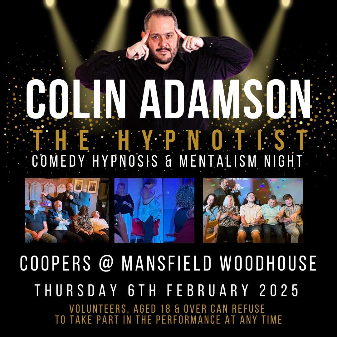 Colin Adamson: The Hypnotist @ The Coopers