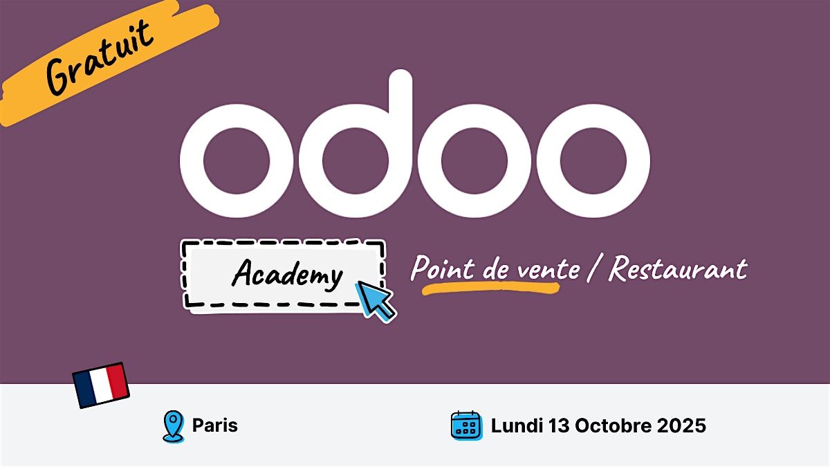 Odoo Academy Point de Vente Restaurant - Paris