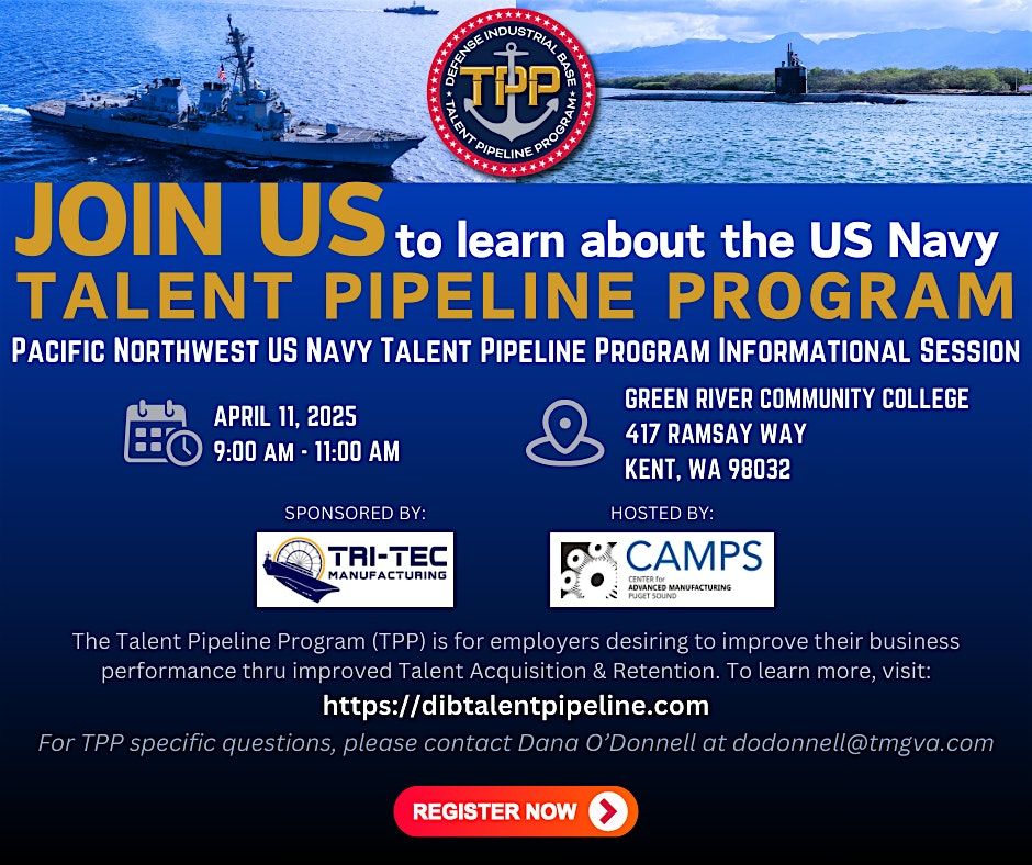 US Navy Talent Pipeline Program -  Pacific Northwest Information Session