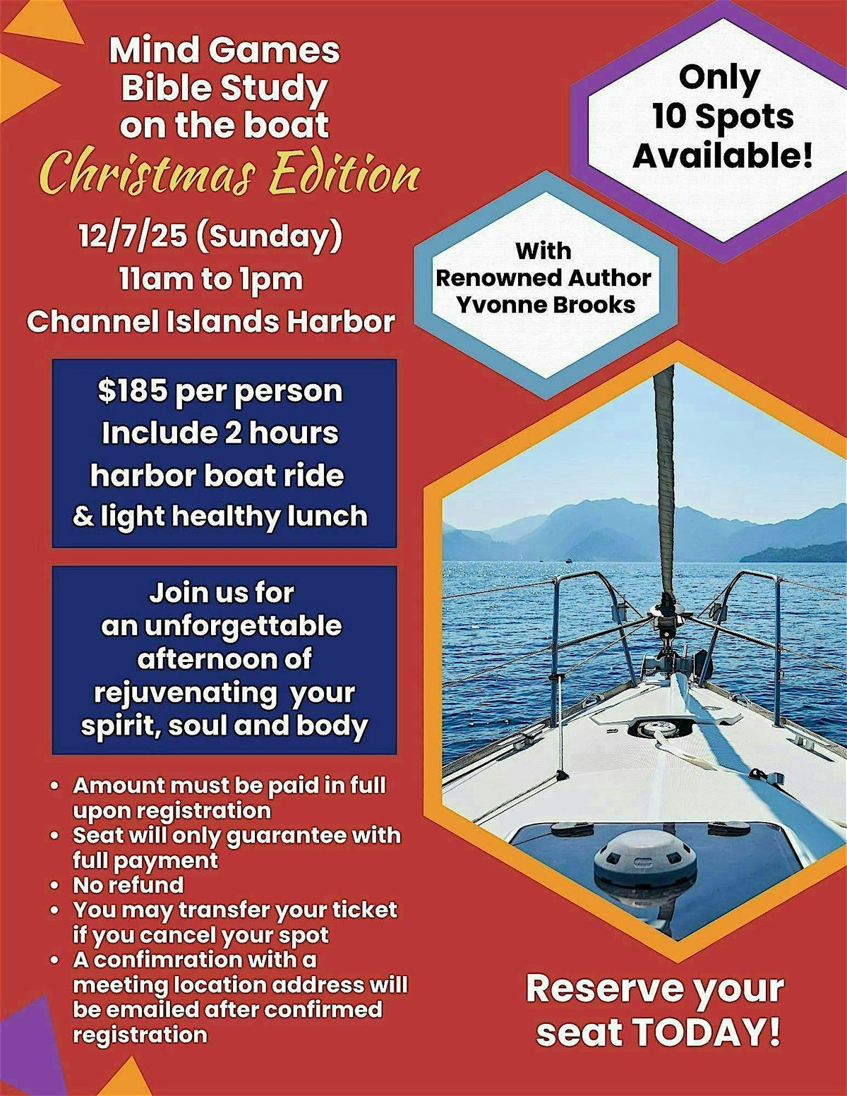 Mind Game Bible Study on the Boat