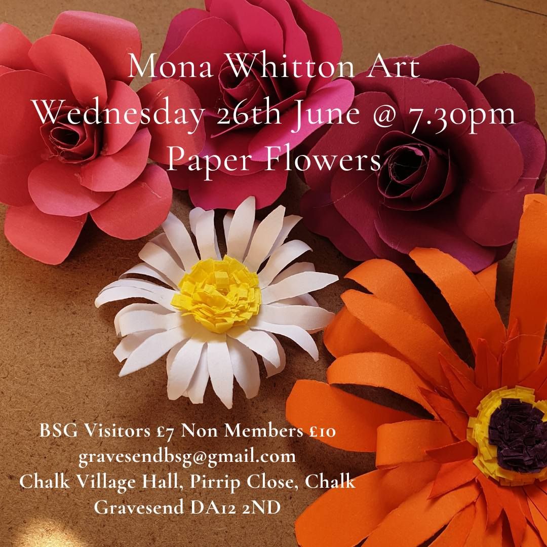 Mona Whitton Art - Paper Flowers