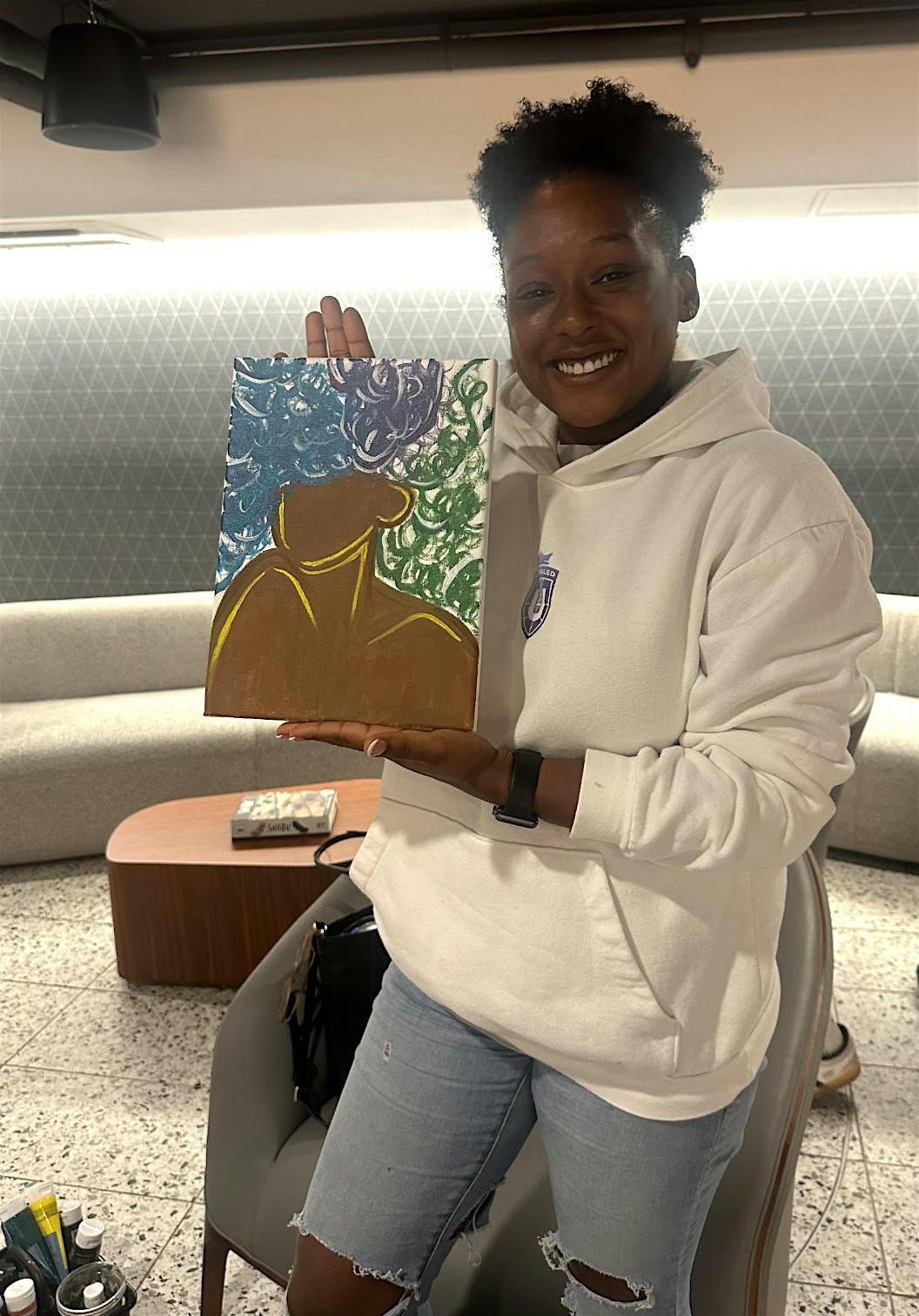 Sip and Paint at HU  First Fridays at the Oliver