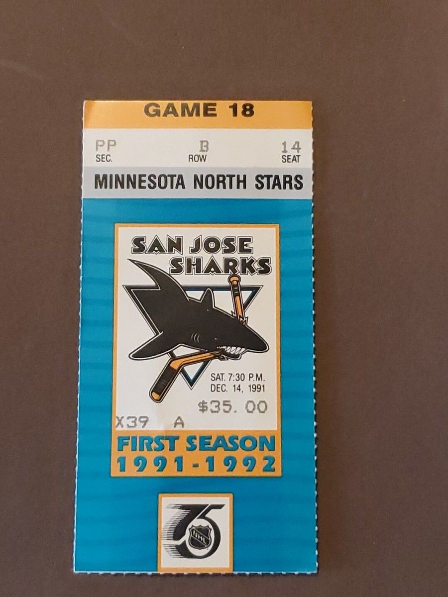 San Jose Sharks Season Tickets (Includes Tickets To All Regular Season Home Games)