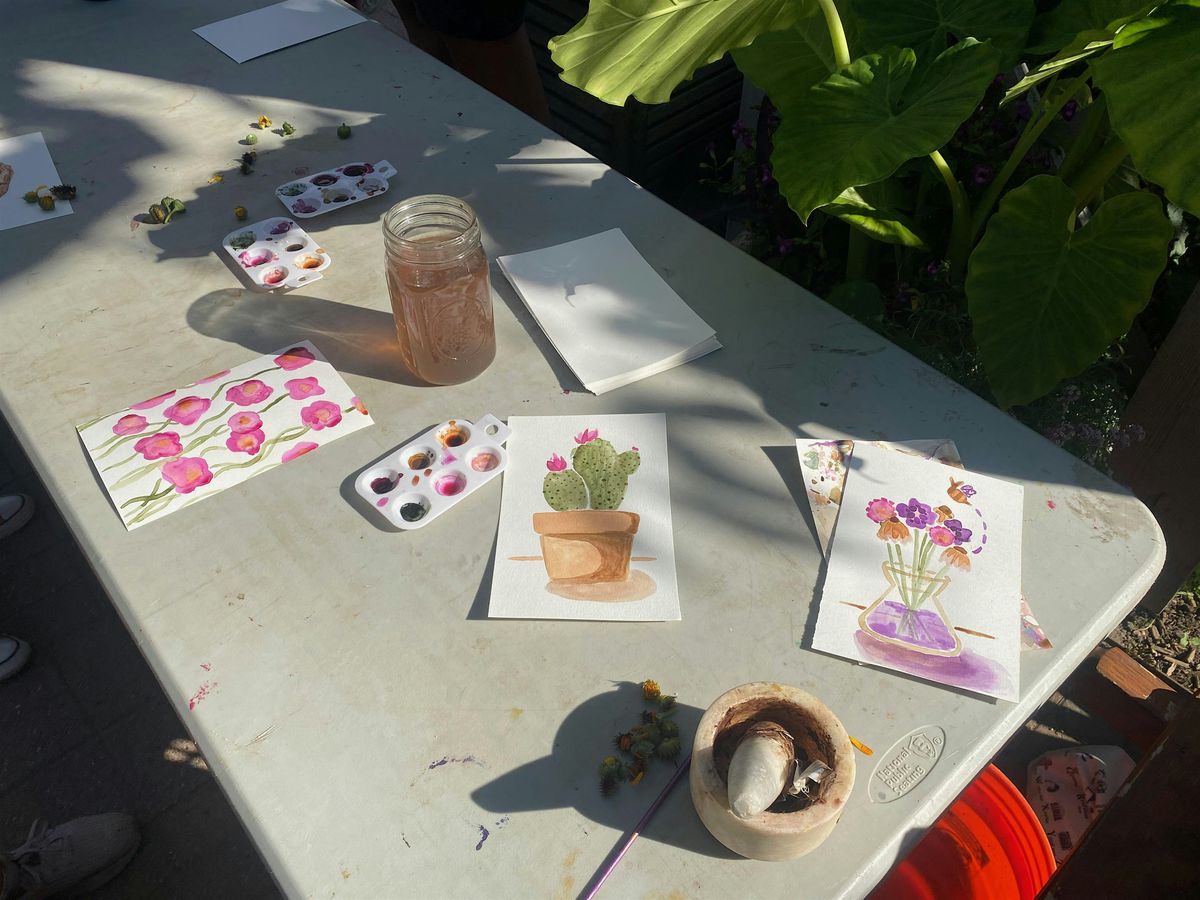 Plant based watercolors