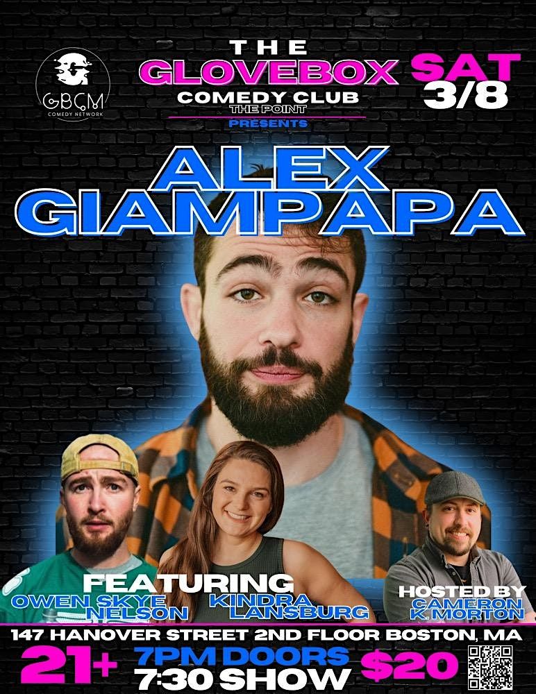 THE GLOVEBOX COMEDY SHOW with ALEX GIAMPAPA & FRIENDS